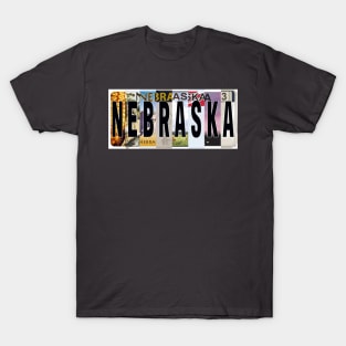 Nebraska License Plates T-Shirt